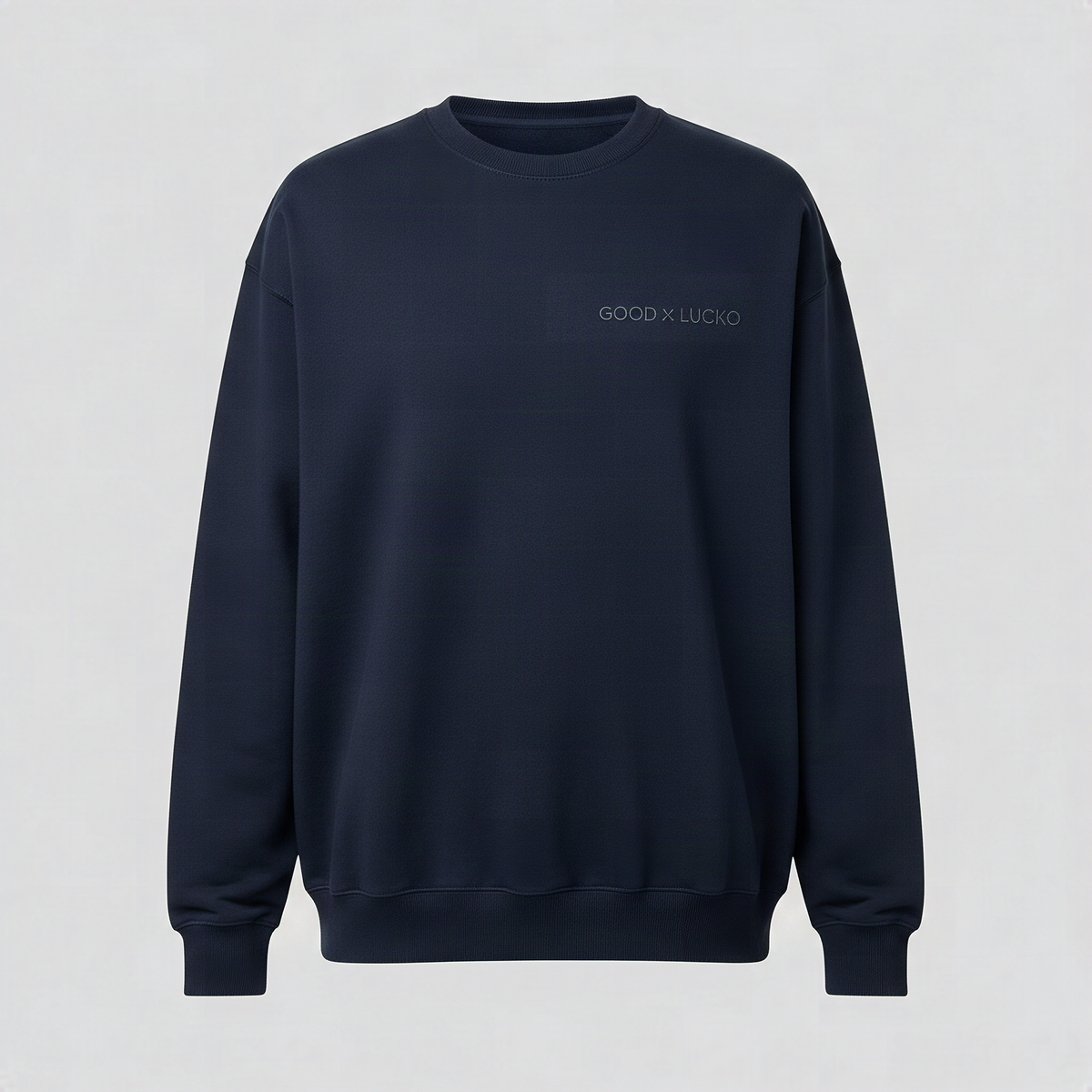 Crewneck bleu marine, vue de face